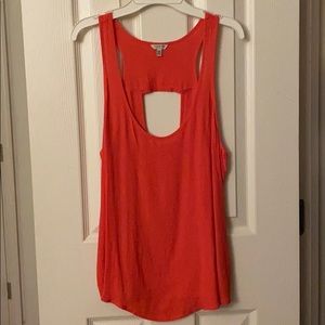 Coral Top w/ Cutout